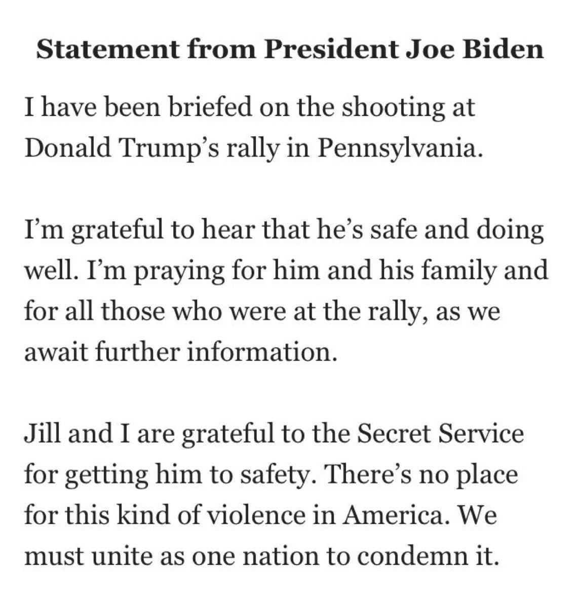 AdamParkhomenko's tweet photo. Statement from President Joe Biden https://t.co/YkYVZUuztW