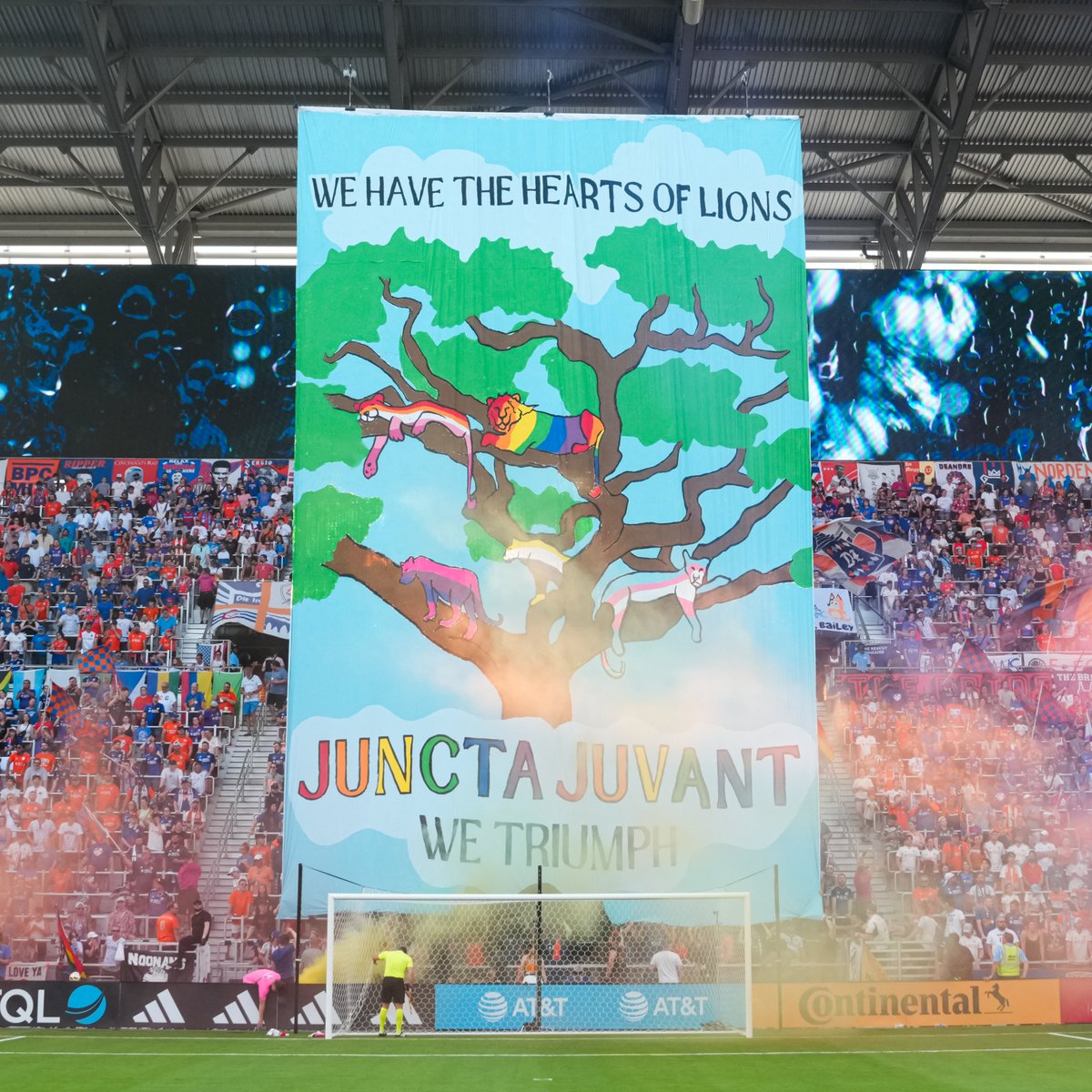fccincinnati's tweet photo. Juncta Juvant. 🌈🦁 https://t.co/eUXXULRNns