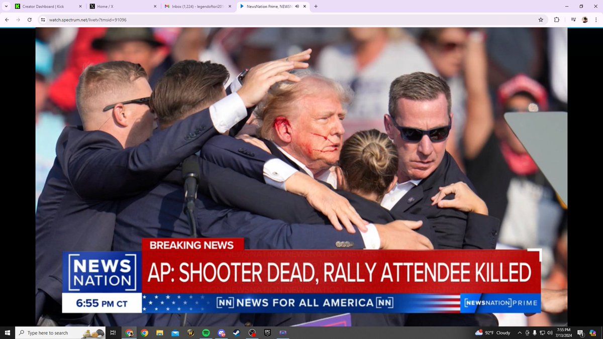 For the ones who are biased enough to claim it was staged because a former President didn't die:

I want you to sleep well tonight and ask yourselves if the family of the attendee that DIED thought it was staged.

Because right now, your inherent bias and ignorance is showing,