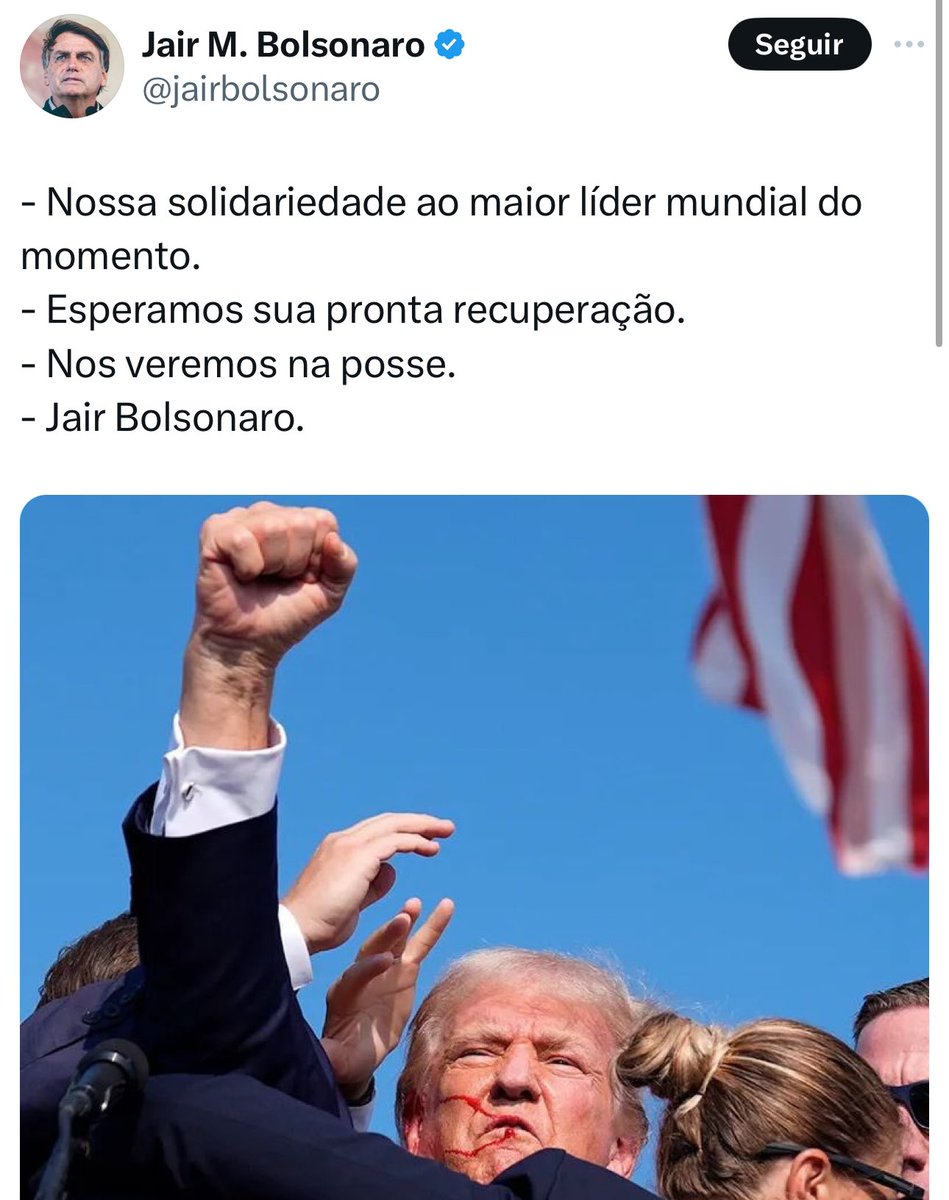 Mas tu vai como se não tem passaporte, Jair?
