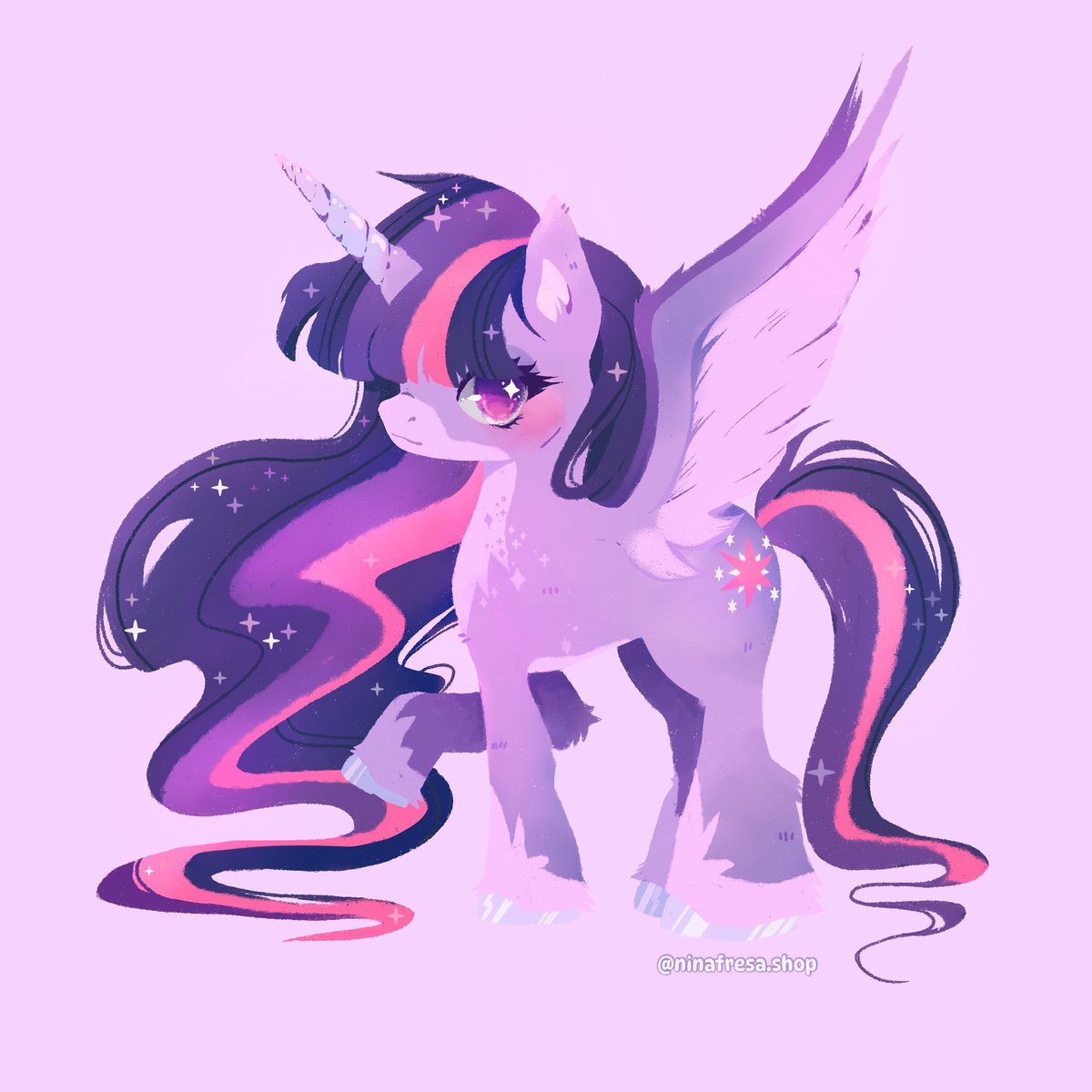 Mane 6 redraw
Pt. 1 Twilight Sparkle