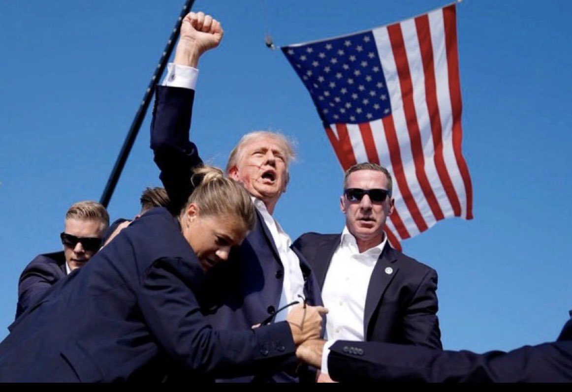 Democrats know they won’t even be able to cheat their way into this election. So they literally tried to kill their opponent. All in the name of “saving the democracy”. Fuck the <a href="/TheDemocrats/">Democrats</a>!!! #MAGA #Trump2024