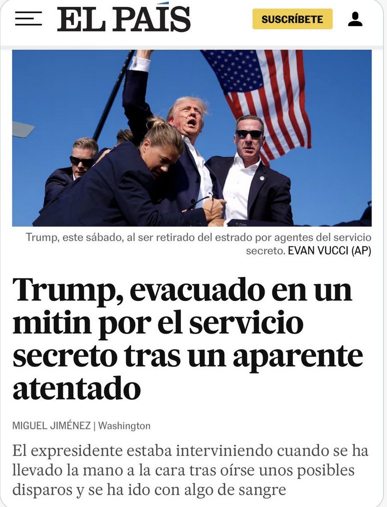 hermanntertsch's tweet photo. "Aparente atentado",
"posibles disparos",
"algo de sangre".
Cuando el odio convierte una redacción
de periódico en una sarta de hijos de puta. https://t.co/zclXXIr2SG