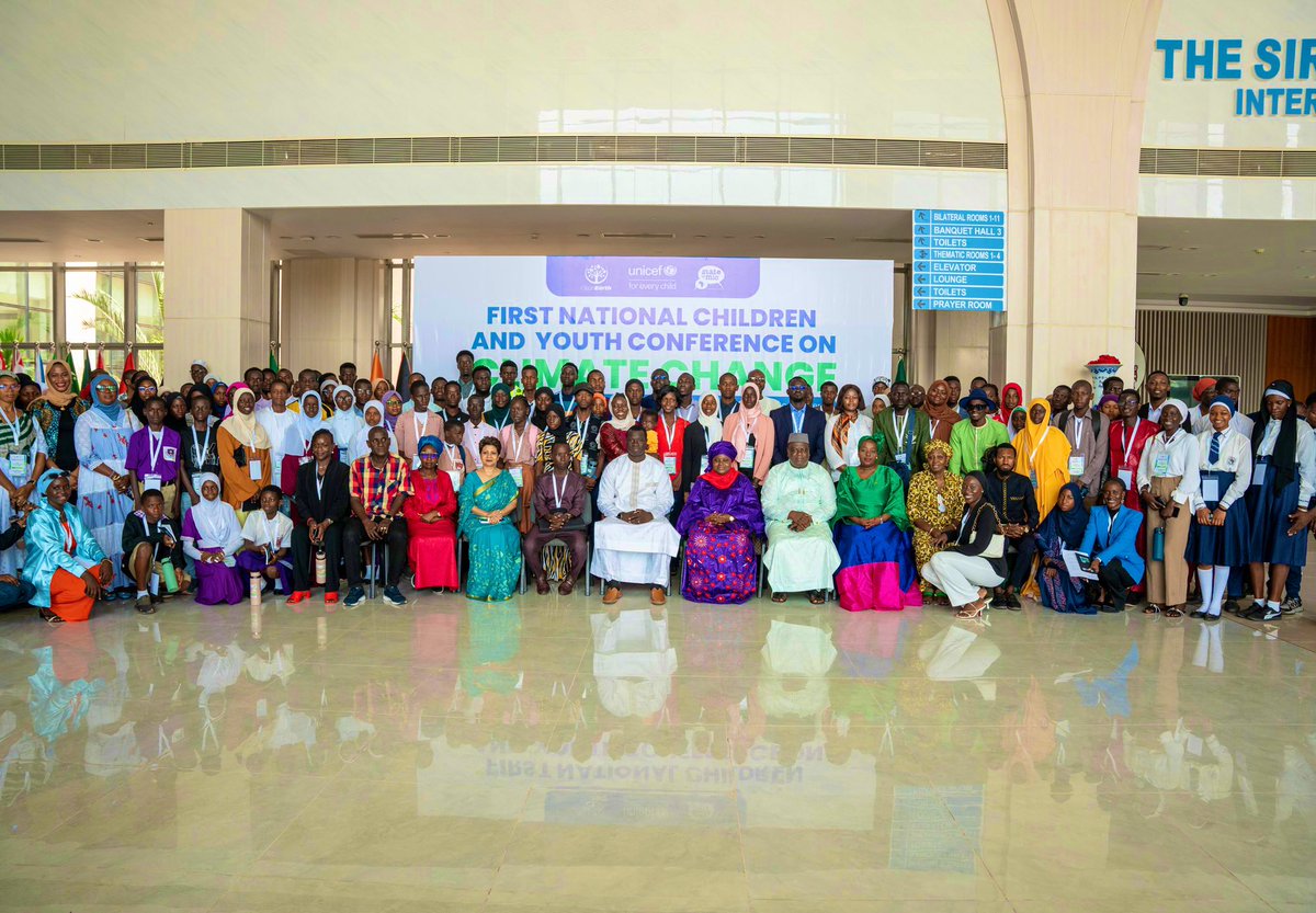 muhammed_hydara's tweet photo. I am honoured to be part of the first children and youth climate conference organized by @EarthGambia. This is a great initiative to support grassroots efforts. Congratulations to @fatoulaminjeng and the entire team at @EarthGambia. 🇬🇲💙 https://t.co/HHzQZxfexR