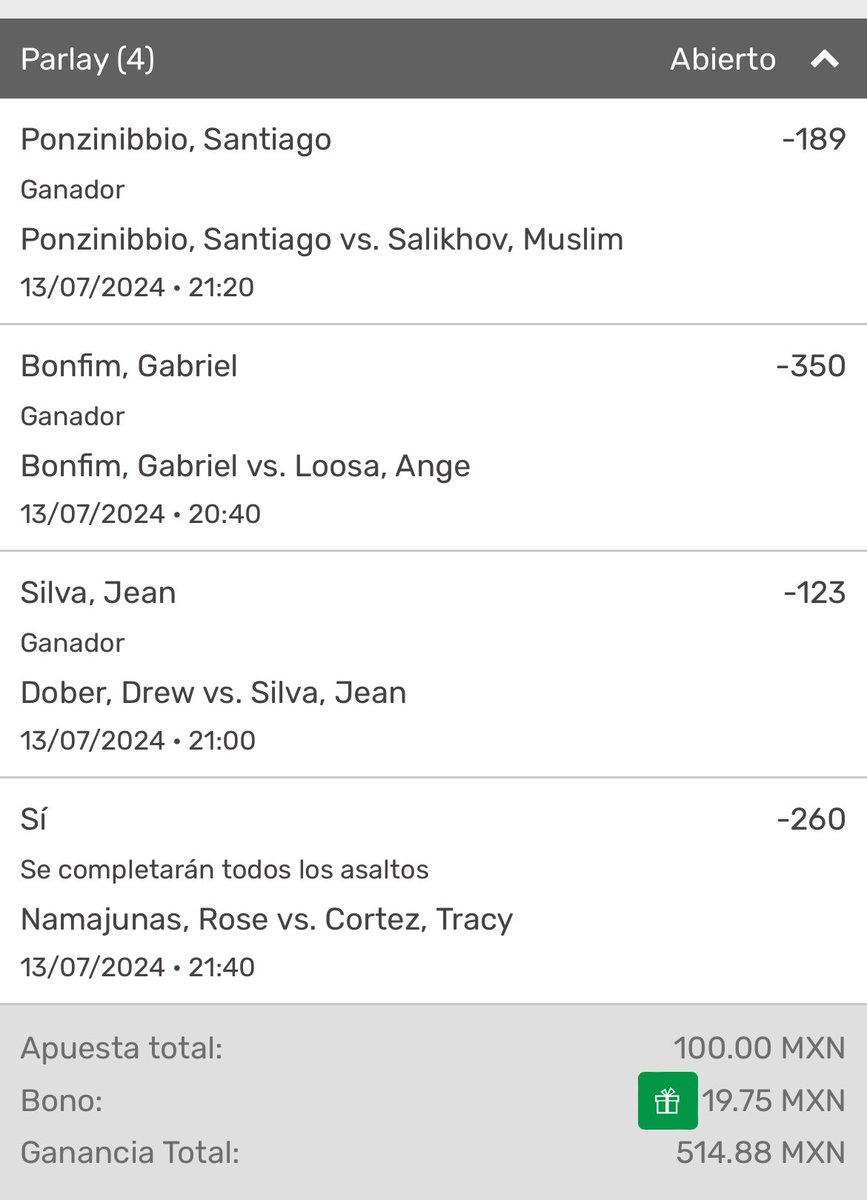 CocodriloPicks's tweet photo. Sábado de UFC night mis reptiles. 🥊

Ahí les va el primer free pick del día, parleysito algo riri. 🍀💰🔒 https://t.co/xN2jPDNJf0