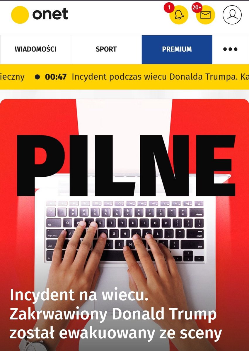 MikolajVonskyT's tweet photo. „Upadł” - „Miał incydent” - serio? I to są te Media, które jeszcze chwilę temu prosiły o wsparcie i pomoc przed Googlem?

Przecież to był zamach na życie (byłego i pewnie także przyszłego) prezydenta.

Oni się boją słowa „zamach”? Rozumiem beka-jutuberzy, ale Media? https://t.co/UnlTI4BEkp