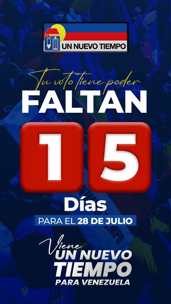 VillanuevaUNT's tweet photo. Hoy más que nunca estoy convencido que vienen Nuevos Tiempos para Venezuela! Tiempos de esperanza y libertad.Defender nuestro voto es una lucha que nos caracteriza #partidoUNT, Venezuela cuenta contigo! #VotaPorVenezuela #Elecciones2024 @CojedesUNT1 @manuelrosalesg @partidoUNT https://t.co/rBSRXYgDuF