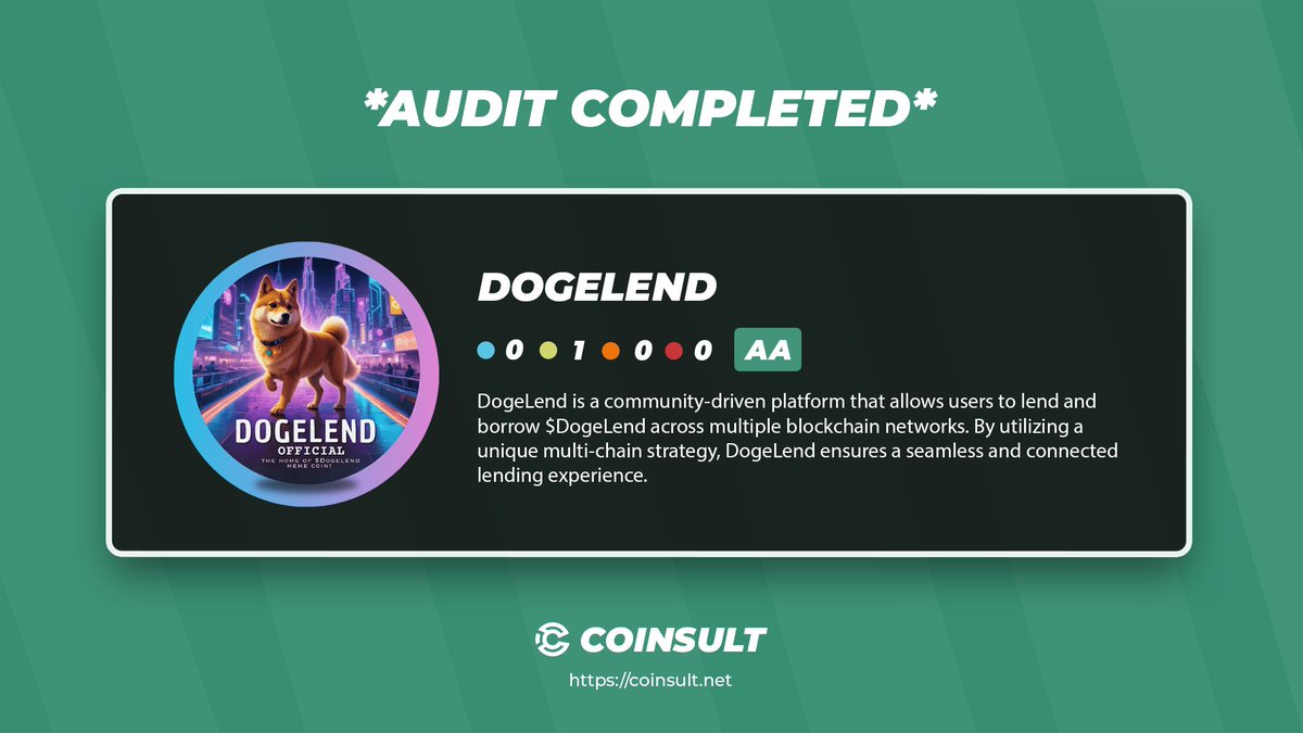 Coinsult - Audits & Development tweet media