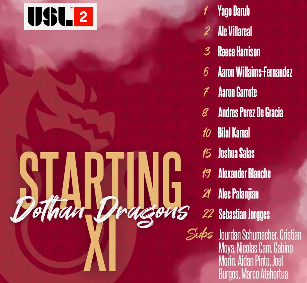 Dothan United starting XI 🆚 <a href="/SSAKings/">Southern Soccer Academy Kings</a>