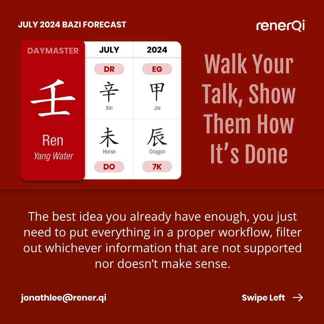 jonathlee's tweet image. Ren water Daymaster, sometime we commitment to forced us to walk the talk, do exactly what we learnt and most of all is to put what we've learnt into action!

Read more : renerqi.com/articles/july-…

#bazi #chinesemetaphysics