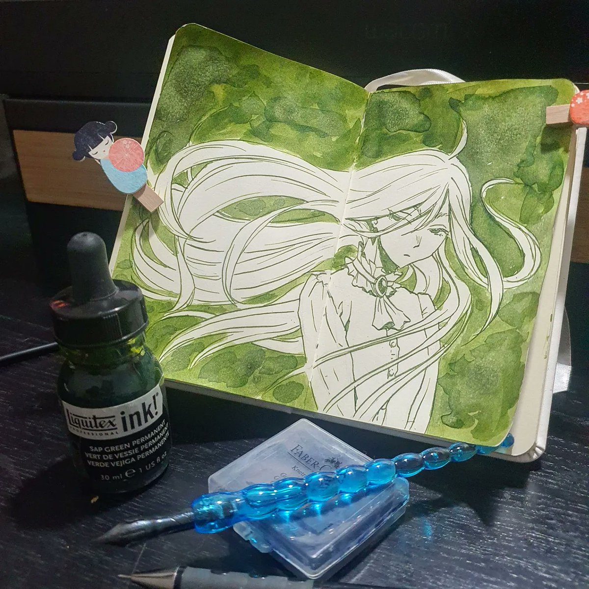 Yuushin_07's tweet image. Post-midnight ink-itch. Let me sleep now brain, pls 🥱
