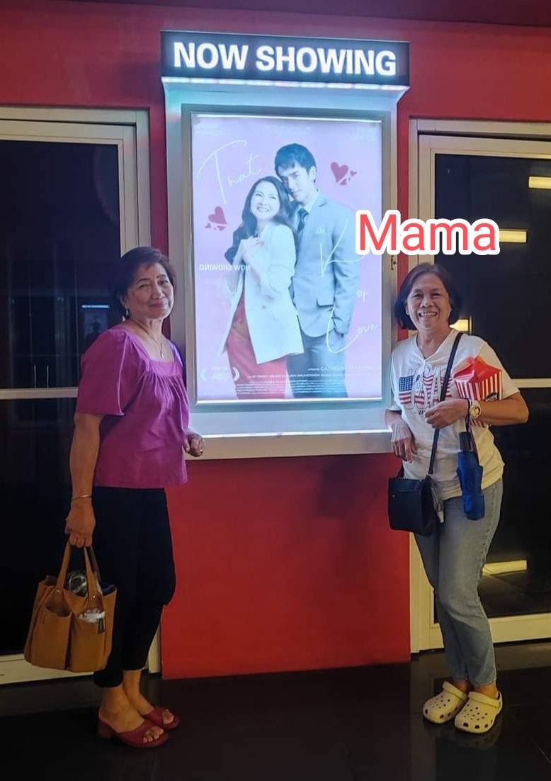 dazzlinghershey's tweet photo. Mama and her bestie watched That Kind of Love. Forda support! Super kilig at umuwi silang nakangiti. Congrats,@davidlicauco @dealwithBARBIE 

Proud ako sa inyo. TYVM din po sa handlers Ms.@isabelbulatao Ms.Diane

Sana maging available here🇬🇧
@pmpi_official https://t.co/VCj1Fj8Hoc