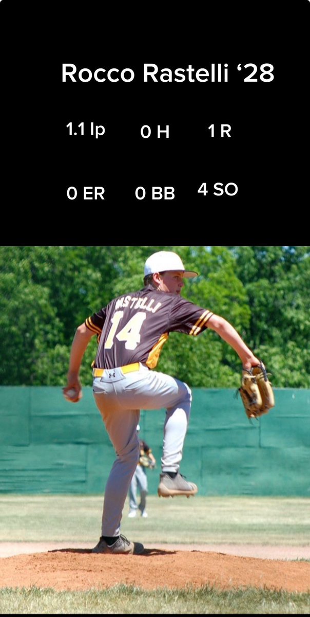 roccorastelli28's tweet photo. went 3-3 in a game with a homerun a double and a single #uncommitted #d1bound #Classof28 #Ncsa #collegerecruiting #baseballrecruit #pitcherand1b https://t.co/KBoCfJxDD9