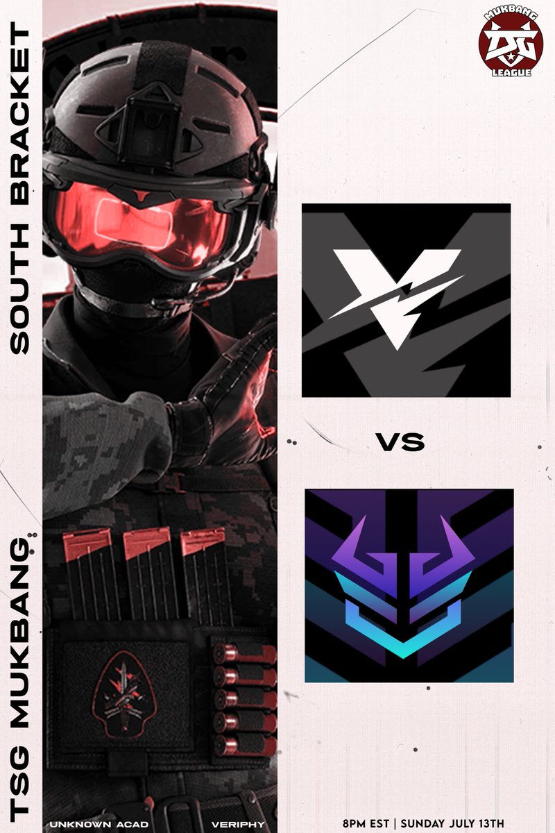 MukBang R6 (@mukbangleague) on Twitter photo Final cast of round 1!
<a href="/VeriphyGG/">Veriphy Gaming | #VeriphyNation</a> vs. <a href="/Unkn0wn_Esports/">Unkn0wn_Esports</a> Academy
Live in 20 minutes!
twitch.tv/drewdude7
#MKBG Final cast of round 1!
<a href="/VeriphyGG/">Veriphy Gaming | #VeriphyNation</a> vs. <a href="/Unkn0wn_Esports/">Unkn0wn_Esports</a> Academy
Live in 20 minutes!
twitch.tv/drewdude7
#MKBG