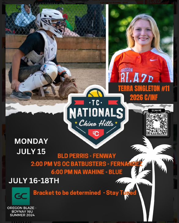 2026TSingleton's tweet photo. Here we go! Season final with Oregon Blaze…2 week trip to SoCal starts Monday with TC Nationals. Ready to work hard and compete #tcnationals #pgfnationals @triplecrownspts @NCAASoftball @OU_Softball @TexasSoftball @Vol_Softball @AlabamaSB @OregonSB @USASoftball @BeaverSoftball https://t.co/1B6Vmb9xQK