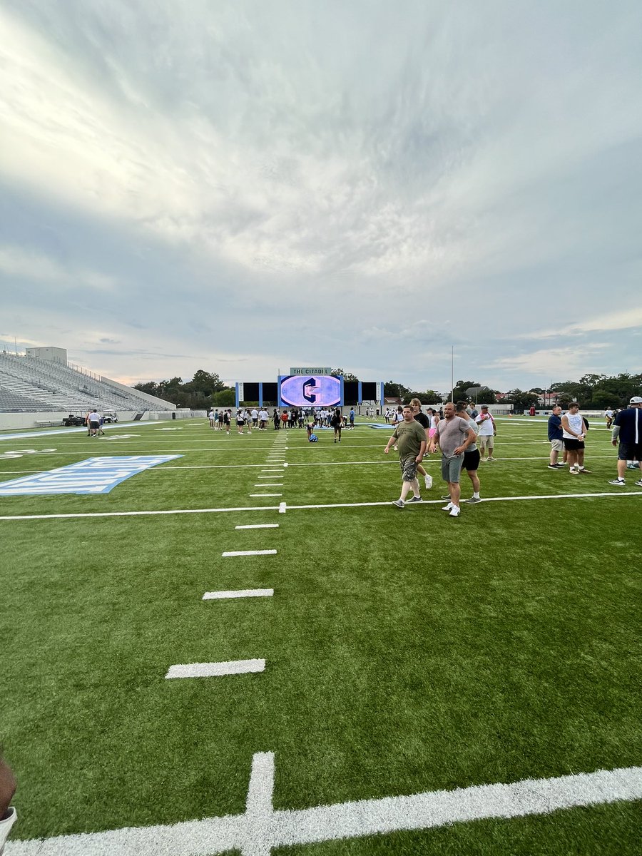 Assir7Best's tweet photo. Had an amazing camp at @CitadelFootball ❗️Huge appreciation to  @KoachDrayton for the invitation. And a huge thanks to @EveretteSands for the WORK 😤! Won the fastest man challenge ⚡️ @BethesdaBlazers @AntwainTurner @JahaTheTrainer @CoachStew912 @CoachLamarOwens https://t.co/Q2EfNigenS