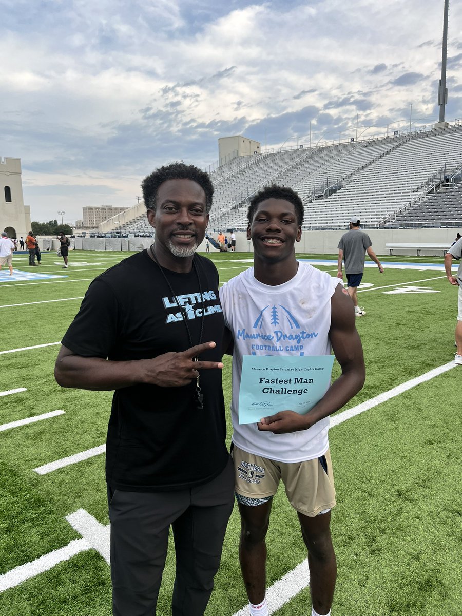Assir7Best's tweet photo. Had an amazing camp at @CitadelFootball ❗️Huge appreciation to  @KoachDrayton for the invitation. And a huge thanks to @EveretteSands for the WORK 😤! Won the fastest man challenge ⚡️ @BethesdaBlazers @AntwainTurner @JahaTheTrainer @CoachStew912 @CoachLamarOwens https://t.co/Q2EfNigenS