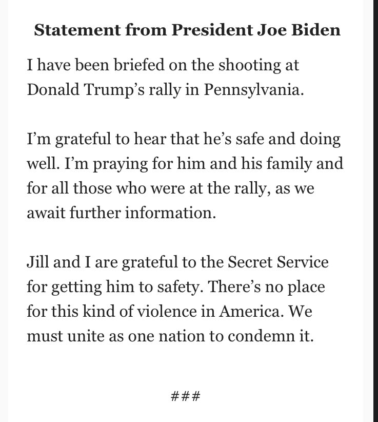 бадйен реакція на замах на трампаї