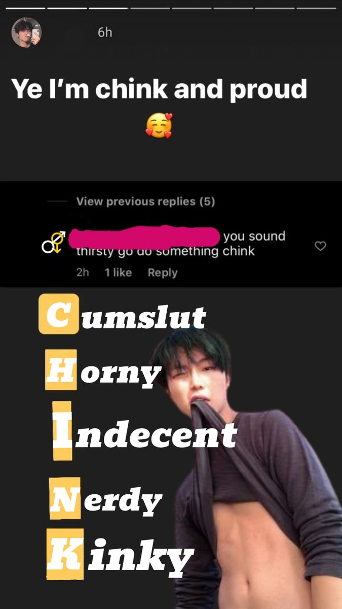 xiaogegewokeyi's tweet photo. Proud to be a C.H.I.N.K.
#GayAsianRaceplay https://t.co/9qwpJp5B9L