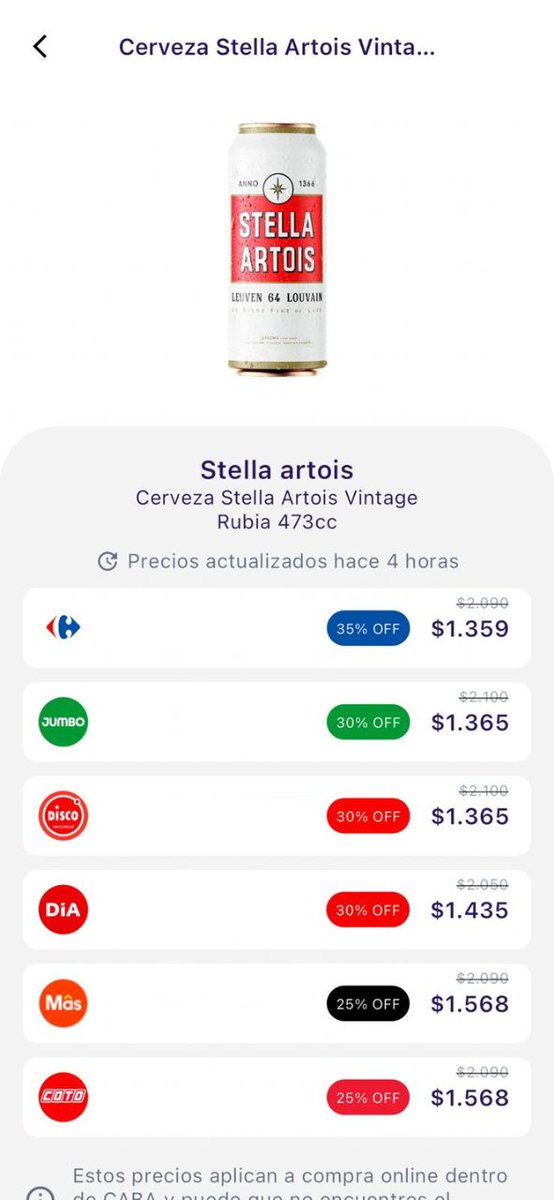 MiraPrecios's tweet photo. 🍺 Vos también preparate para la #FinalCopaAmerica
⭐️ Tomate TU BIRRA FAVORITA AL MEJOR PRECIO mientras miras a la scaloneta https://t.co/A1BGlzgurt