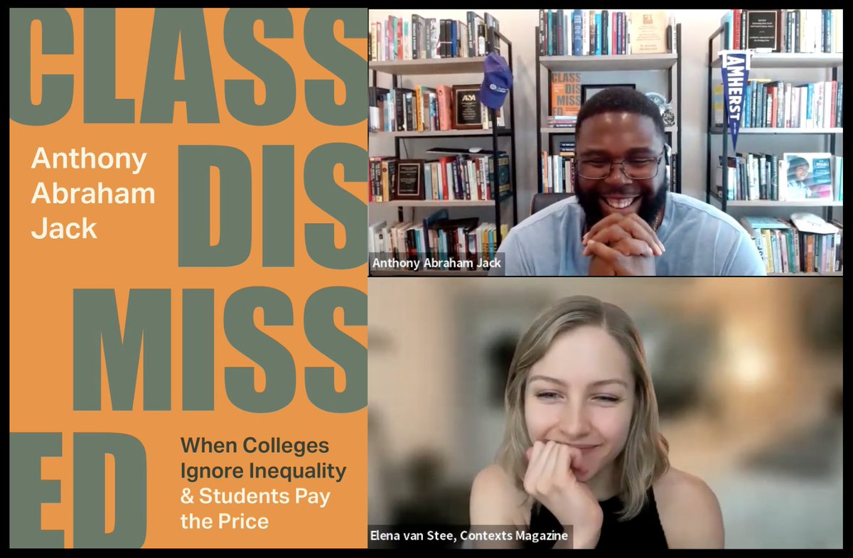 evs_sociology's tweet photo. Coming soon to the @contextsmag blog . . . a peek behind the scenes of CLASS DISMISSED ft. @tony_jack! 📚 Check back on pub day (one month!) to watch the interview. #FirstGen #PrivilegedPoor #ClassDismissed
Preorder now from @PrincetonUPress ▶️ https://t.co/9Akzfod6Ij
@BUNewburyCenter @BU_Tweets @HarvardSoc @HarvardCulture @hgse @HGSE_HEP @InequalityHKS @RadInstitute @ASAnews @ASA_SoE @AERASocofEd @HarvardBooks