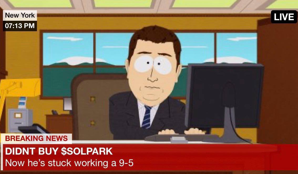 <a href="/IcedKnife/">Iced</a> Check out #Solpark 

@CoinSOLPark 

829rzcvTUKiFk1HF9gkHDZpWaVwk4GWDDNvW7rWMPmWd

t.me/coinsolpark