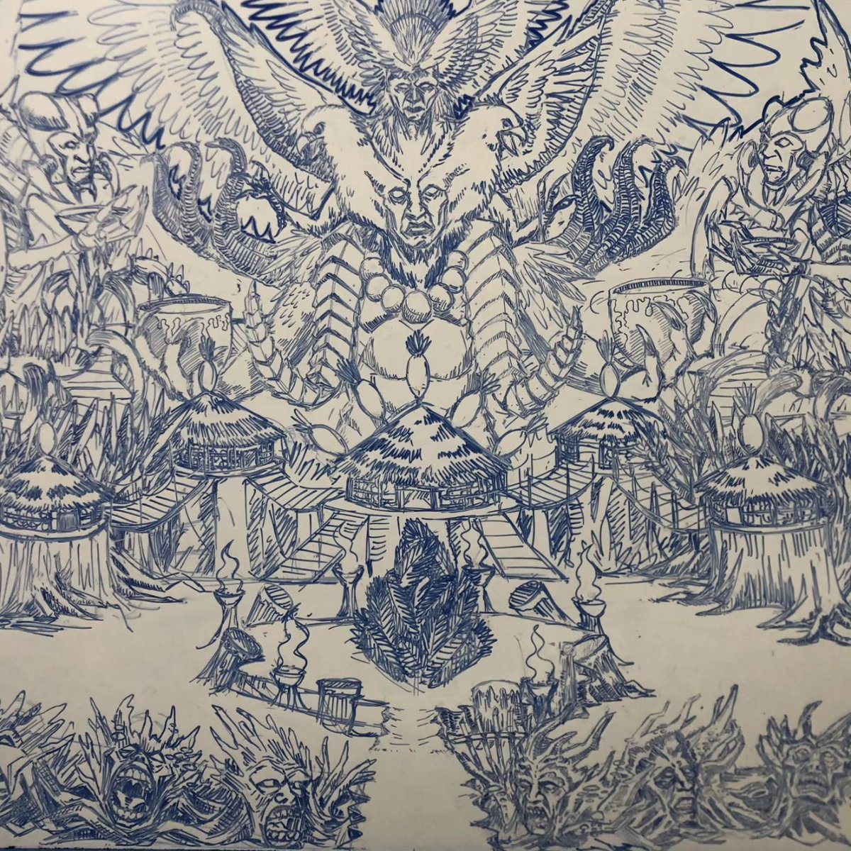 rainerartista's tweet photo. Finalizando a tríade de rituais

Concepção Awá Guajá https://t.co/THDFyQEmkV