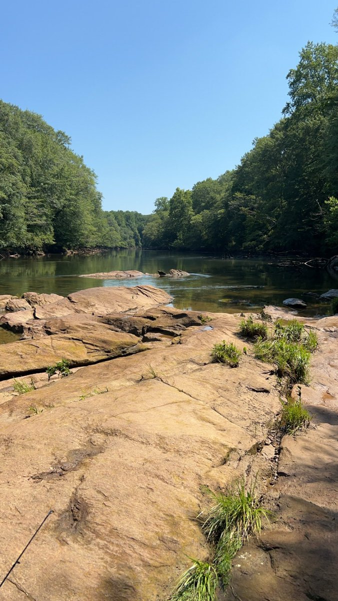 Went fishing I just like being by the river more than the fishin