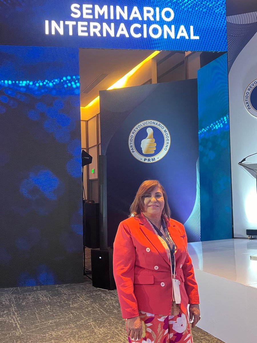 FJaquez04's tweet photo. Hoy estoy participando en el seminario internacional sobre Excelencia Legislativa: Innovación, Reformas y Cohesión Partidaria. 

#FranciscaDiputada
#PRM https://t.co/QtccoRzFGP