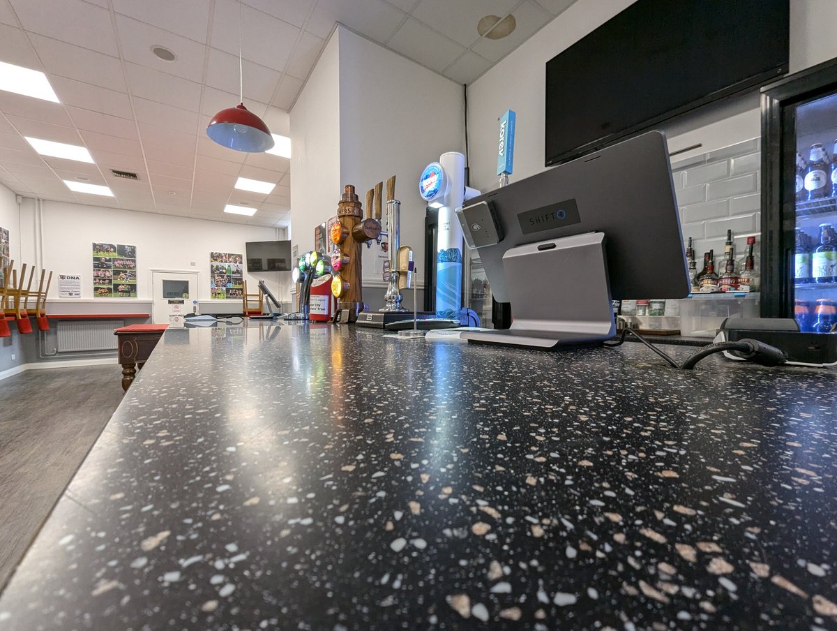 BryanH_SkyTab's tweet photo. Have you heard the news? @Shift4 installed their first @SkyTabPOS stadium in the U.K. We took their Heritage Club live tonight with a private event and will support more go-lives stadium wide over the next few days! ⚽🇬🇧🍻 #Shift4 #SkyTab #England #ExeterFC https://t.co/4fH7Euxcc6