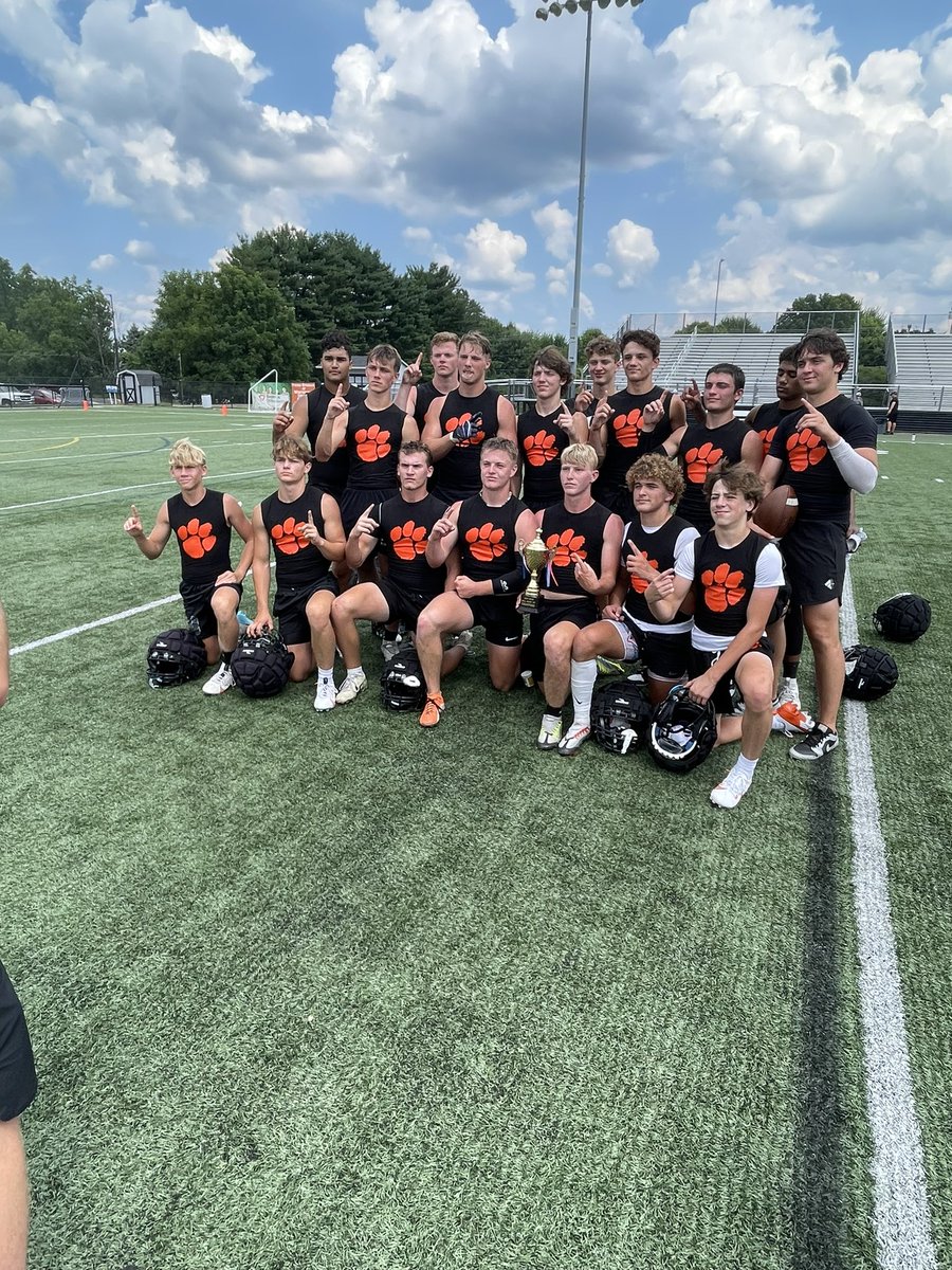 Westerville Central 7on7 CHAMPS!
Panthers defeated Hilliard Bradley 21-0 in the championship game to finish a perfect 6-0 on the day!!
Great job guys!!