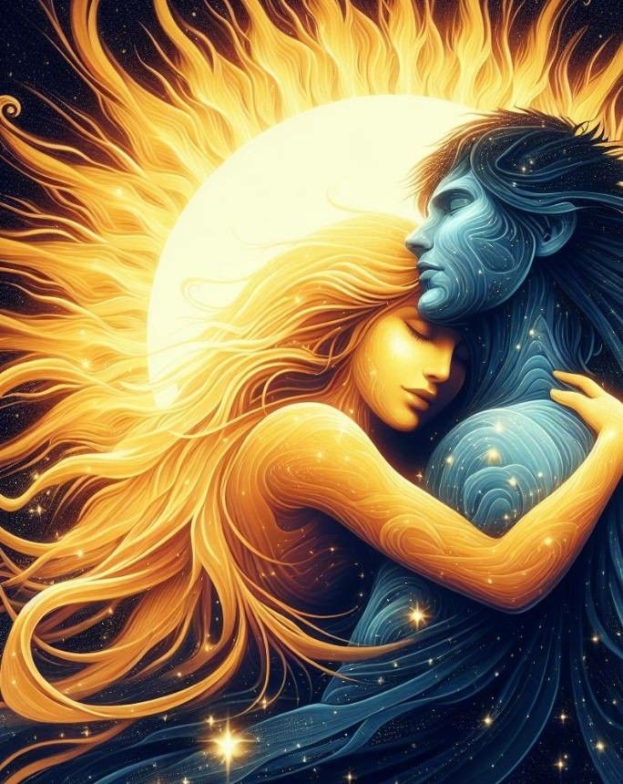 Soulspeakers1's tweet photo. The Sun and Moon fell in love💛 https://t.co/HakFeZ1xfR