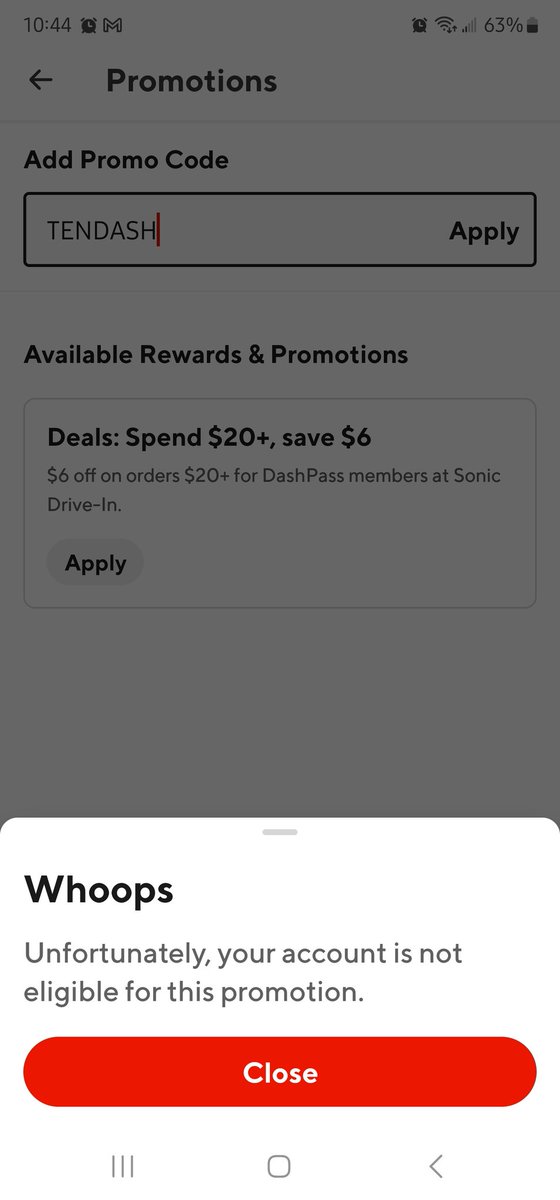 SteavySuper's tweet photo. @DoorDash @DoorDash_Help i got this app notification about a promo but it does not work. I tried reaching out to support but it took 3.5 hours for them to respond in chat. I also called but was put on hold. I cleaned my apartment and listened to y'all hold music for 2 hours. https://t.co/tlpLAMko9D