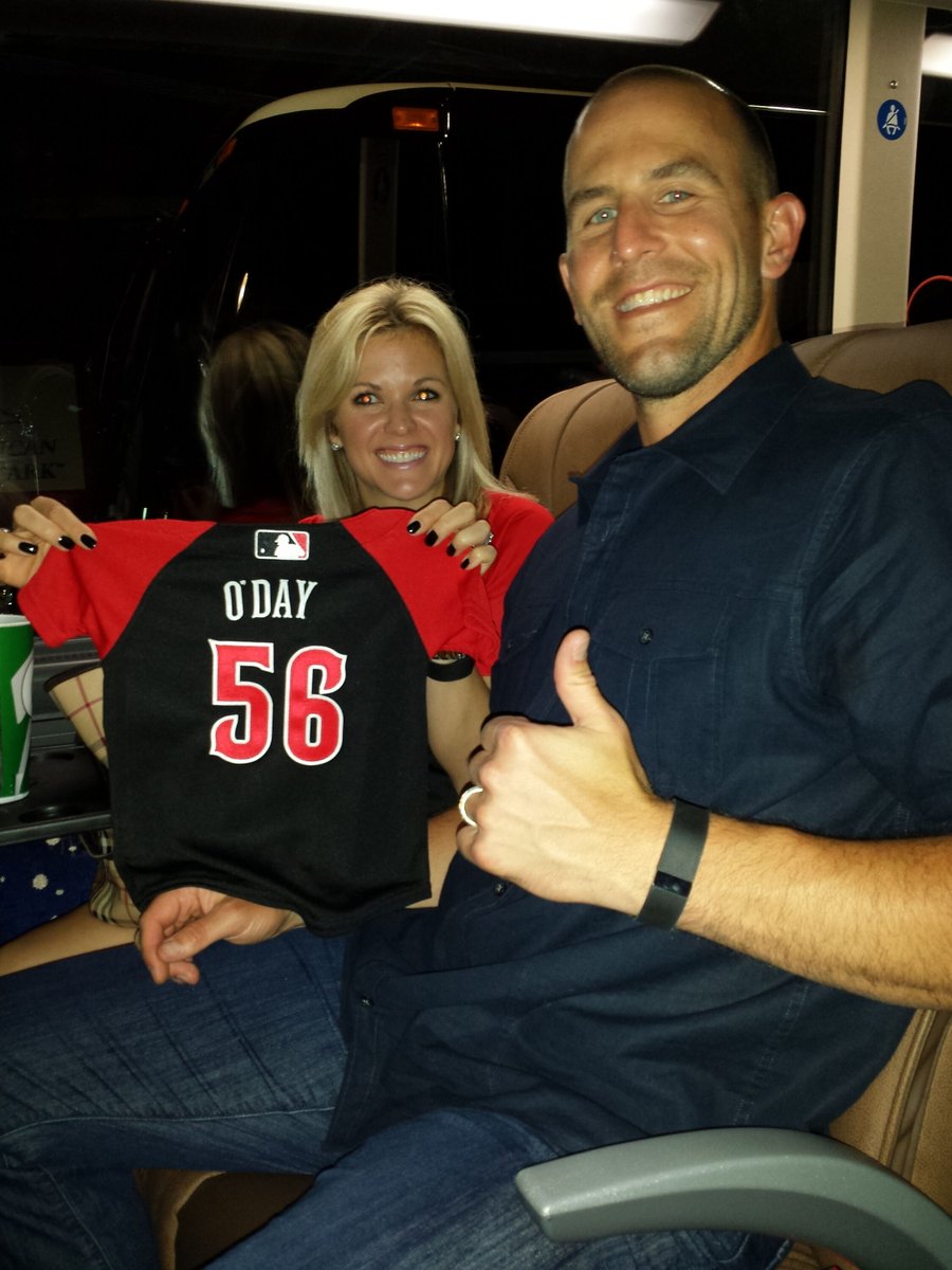 ElizabethPrann's tweet photo. My All-Star gave me... three mini all-stars... Still your biggest fan!
The All-Star break always takes me back to the big show. Just when we were a little family of three watching D reach his ultimate goal... #TeamODay ⚾
#BaseballWife #AllStar #TBT #Memories #DarrenODay https://t.co/6MBVUYOuaJ