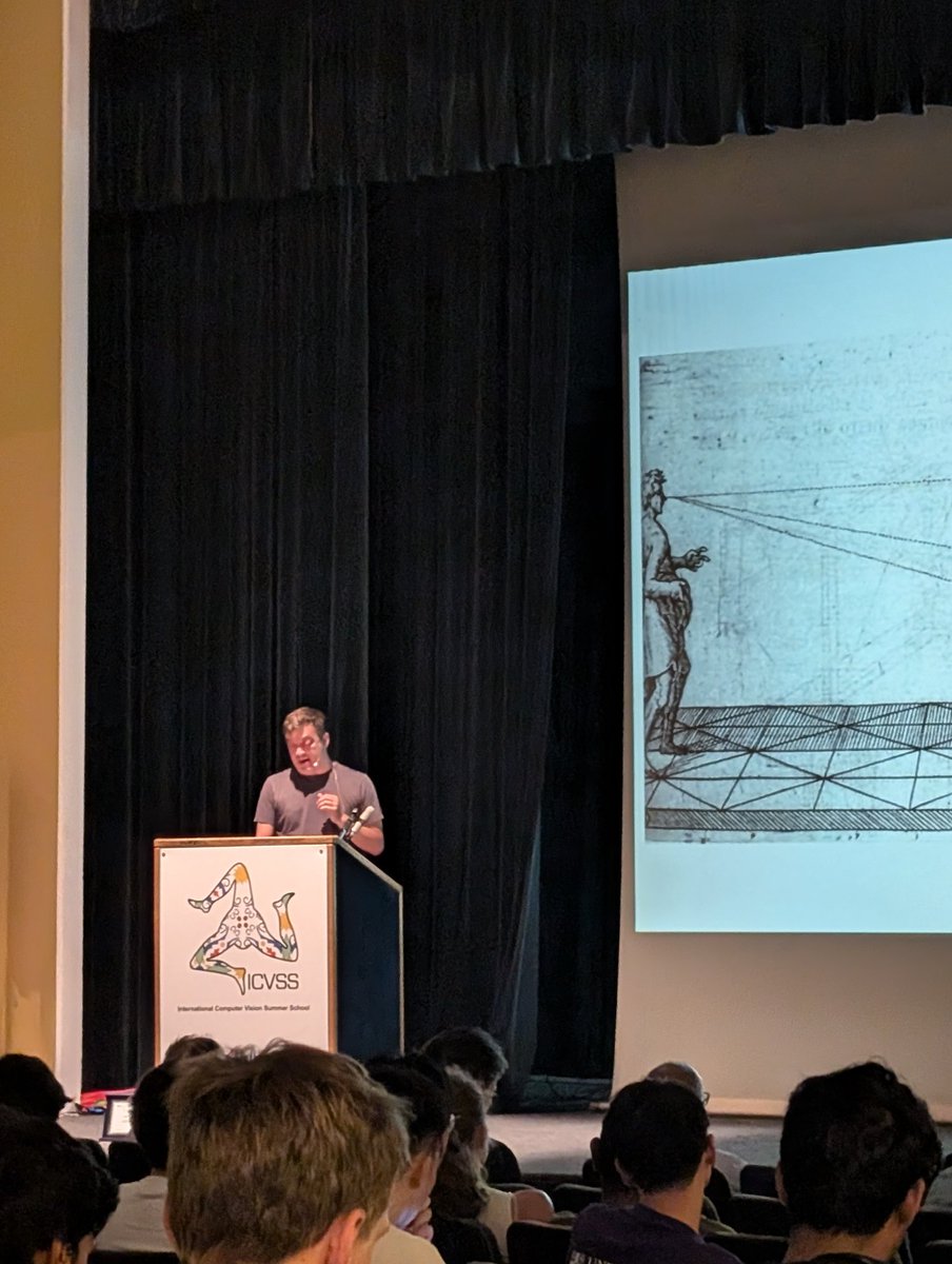 camillo4eyes_'s tweet photo. #ICVSS2024 - Last day
Speakers:
Michael J. Black
Pietro Perona
Aaron Hertzmann
I feel so lucky, meeting such diverse people who share a passion for research. The spark I needed. #icvss #icvss24 https://t.co/yL8dANKdzZ