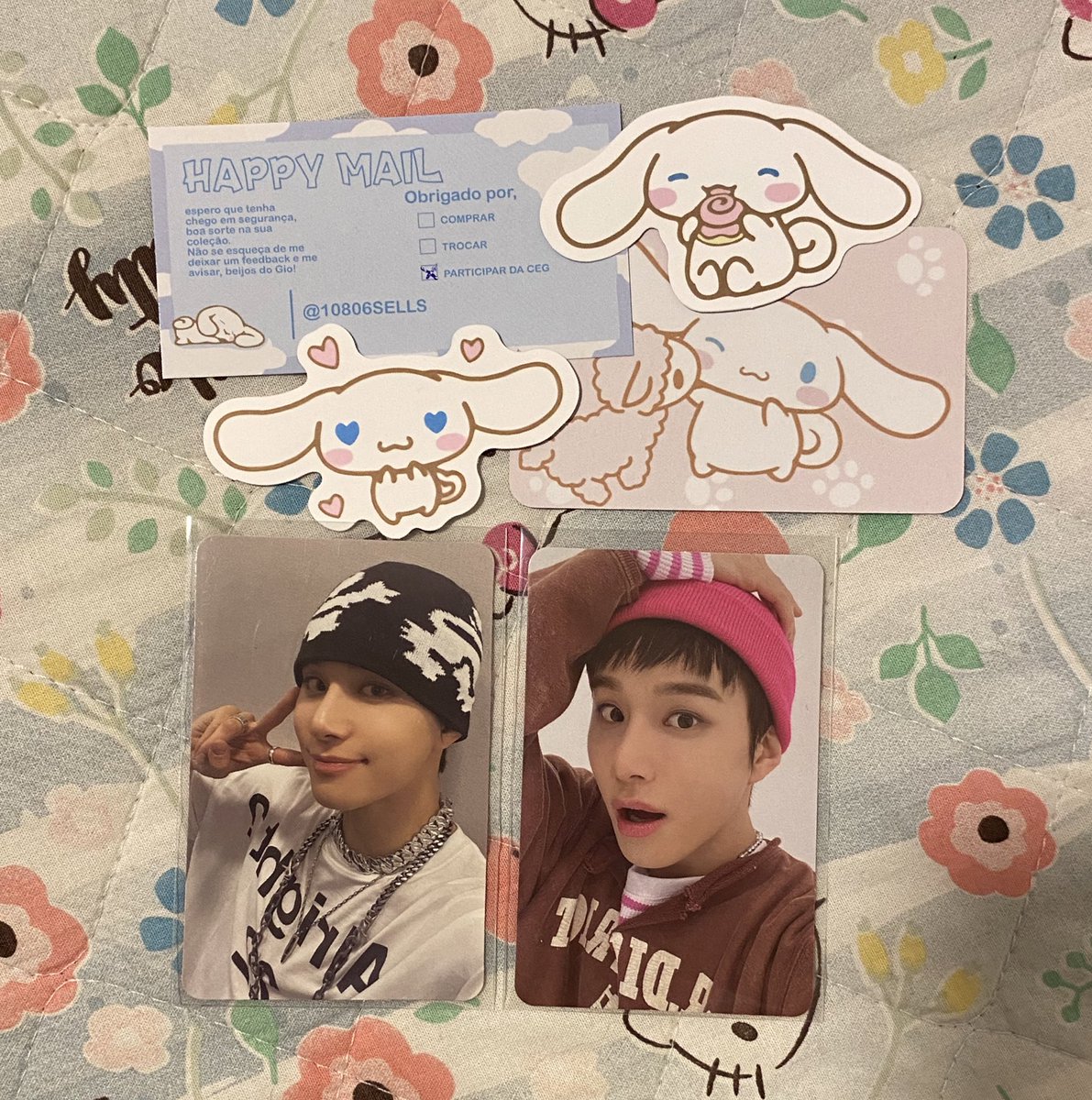 kibumEeu's tweet photo. [🩷💬] — happy mail ☆ 

feedback muitooo positivo pro @10806sells ! 
ceg bem organizada do início ao fim, sempre com atualizações. quase morri de amor abrindo a embalagem de tanta fofura, obrigada! 🤍 https://t.co/XdsMbrMt9U