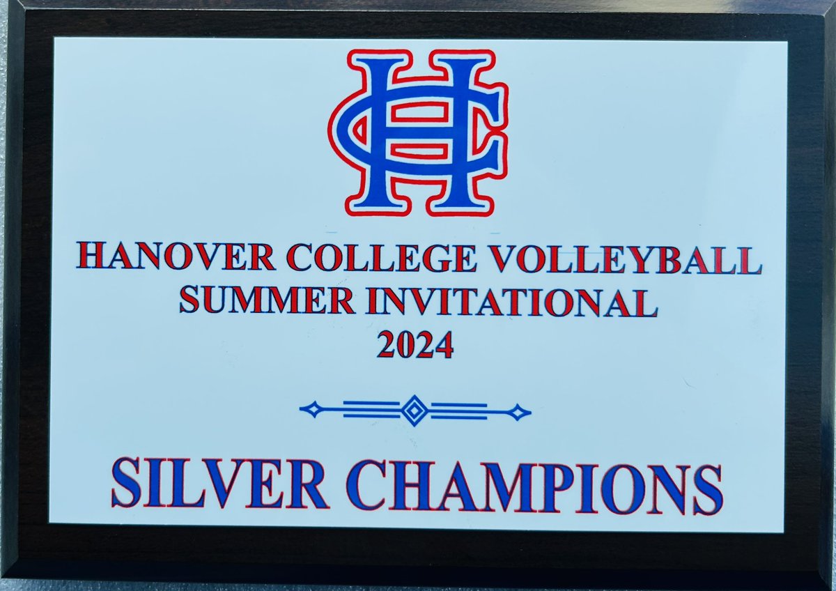CAIVBALL's tweet photo. Went up to Hanover College today and brought home some hardware.  We are now 12-3-1 on the summer. 

@joshcookNT @patmurphyNT @ihsvca @ihsaavb https://t.co/6s6qIcRjYd