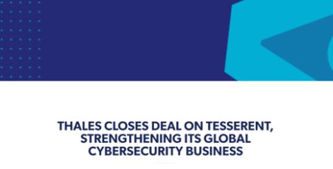 AzureCapAu's tweet photo. Congratulations to Thales on completing the acquisition of Tesserent, further strengthening its global cybersecurity business.
 
Azure Capital is proud to have advised Thales on this transaction. https://t.co/bMpEM6sZqM