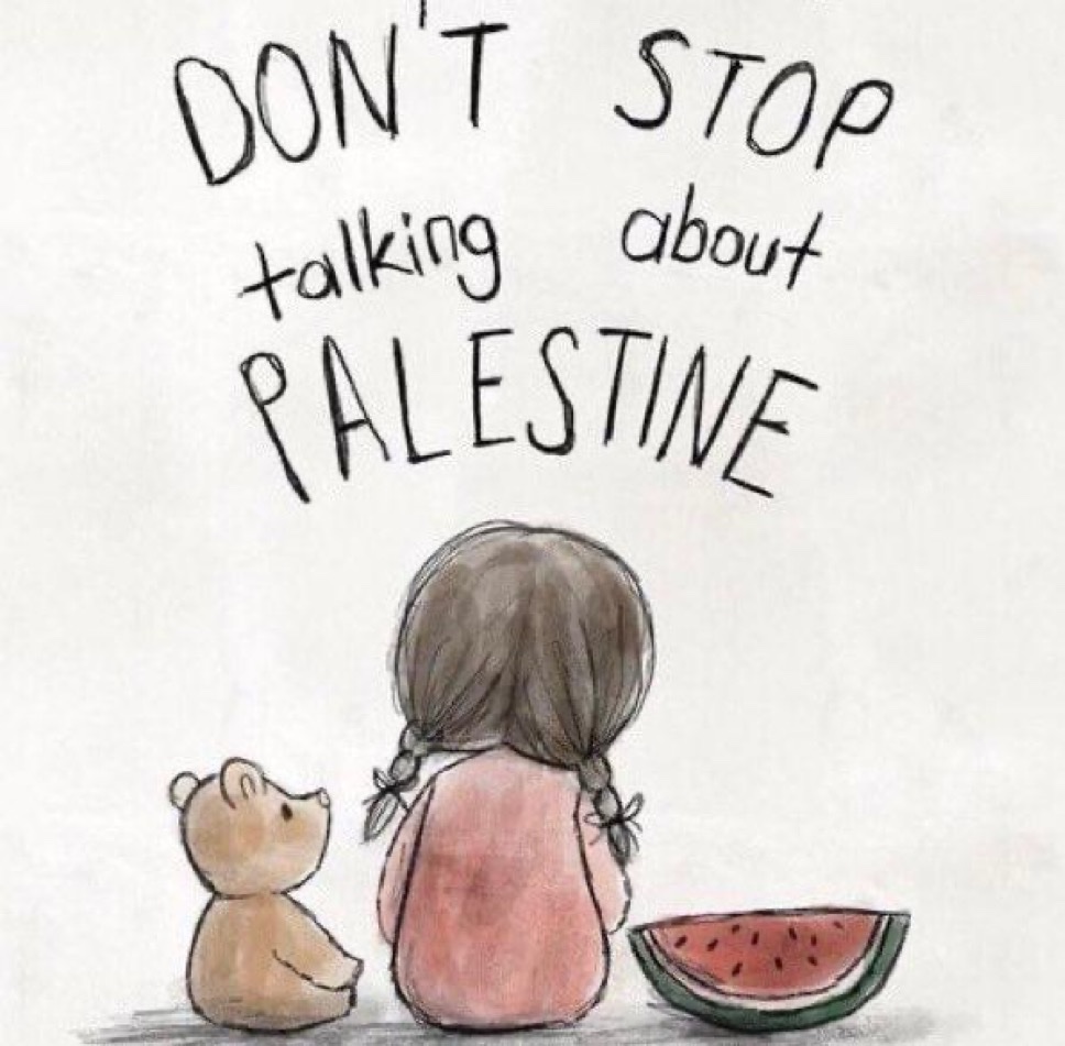 🇵🇸 Do you promise to keep talking about Palestine?