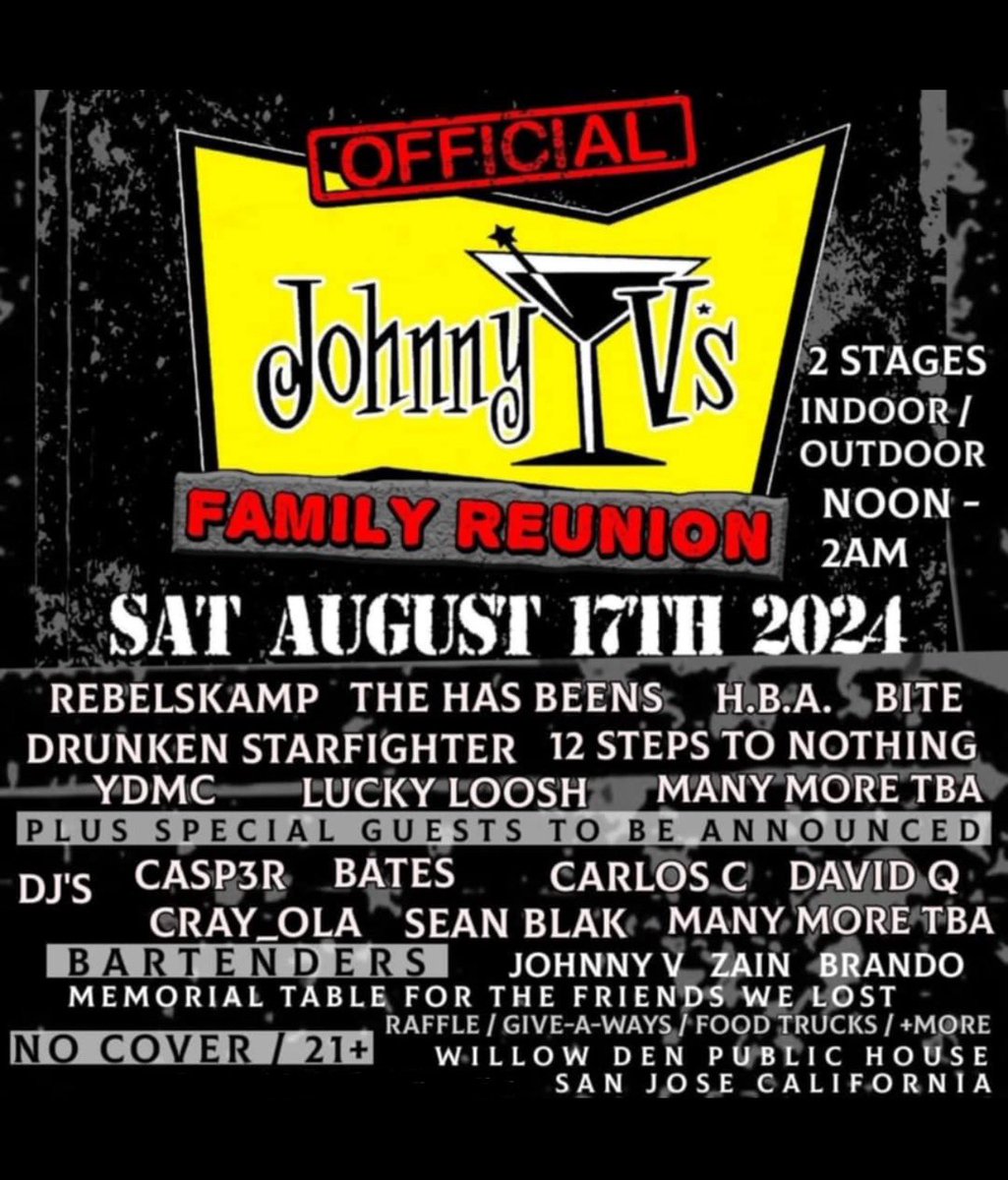 Rebelskamp's tweet photo. Show up and show out! 8/17/24 at Willow Den. https://t.co/1S34bHyHUr