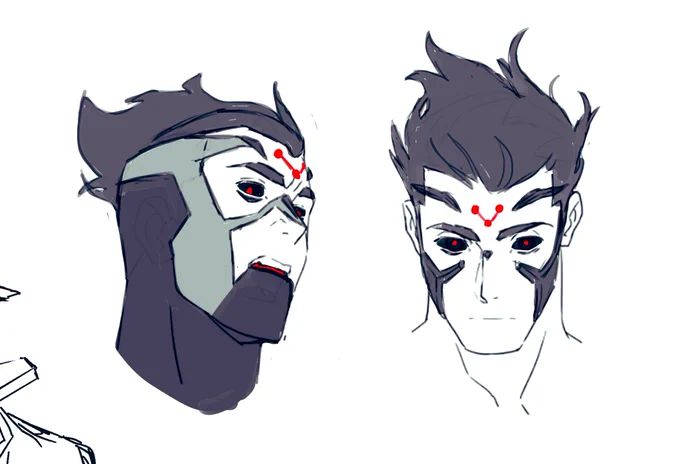 S2E09 of My Adventures With SupermanPIERCE THE HEAVENS, SUPERMAN!airs midnight tonight on Toonami! Directed by  and written by me, a lot of stuff happens! Here are the first sketches of Superbrainiac I did for , who designed him into the man he is today. 