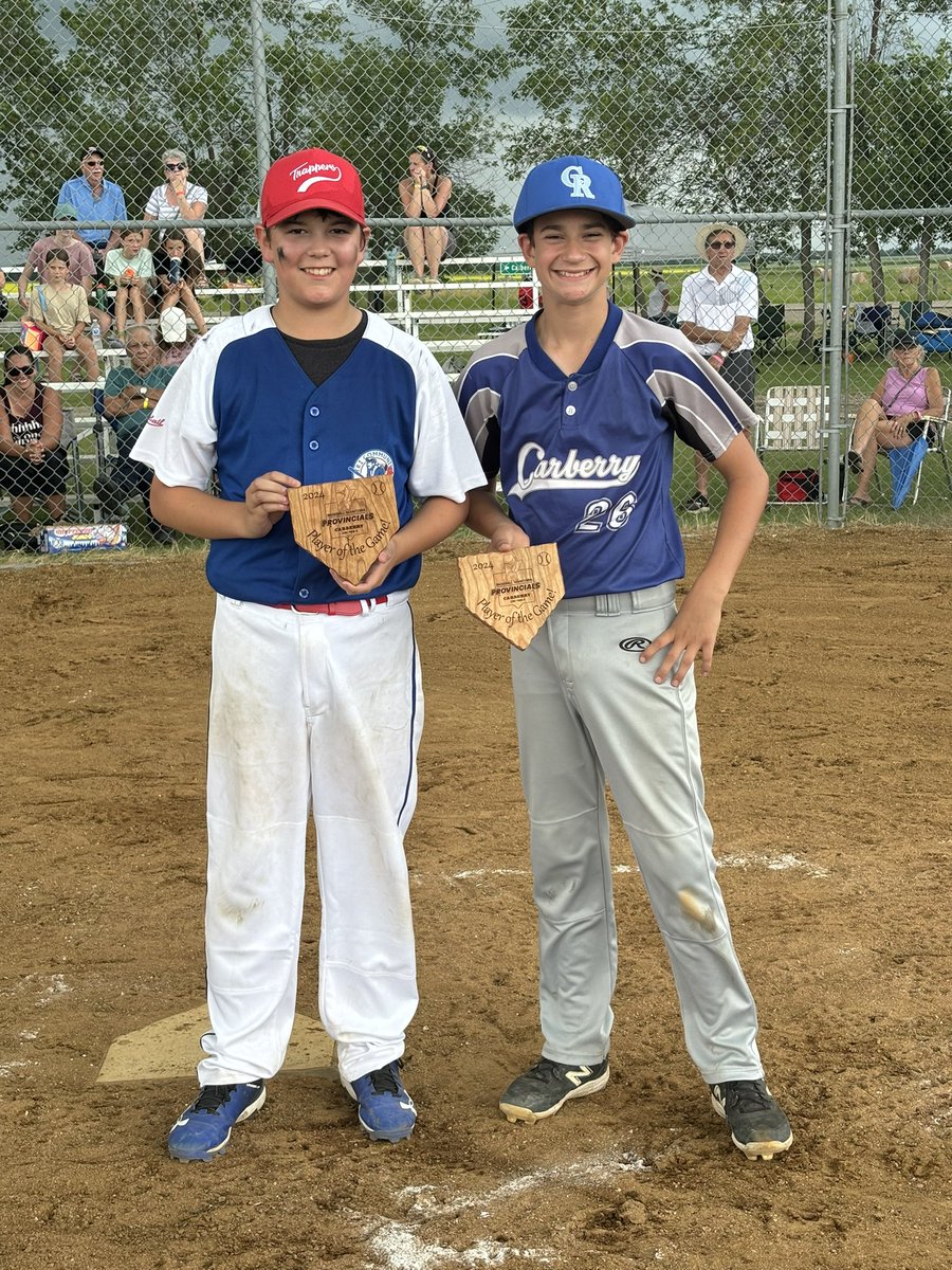 Results!!

G11 - Roblin 20 vs Woodlands 9
G12 - Brandon 16 vs Deloraine 13 EE
G13 - Carberry 11 vs The Pas 1
G14 - Portage 16 vs Neepawa 9

POG - Roblin 

POG - Neepawa - Darby Wilson
POG - Portage - Noel Chislitt