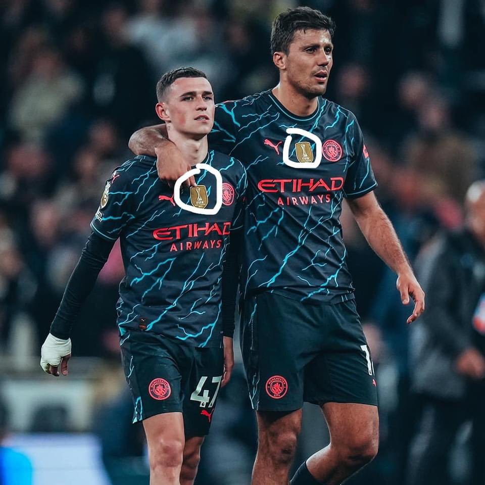 JATTSOPRANO316's tweet photo. The Premier League has granted Manchester City’s 115 request to wear the golden badge on their kit for another season after winning the FIFA Club World Cup in 2023. Yet Liverpool were only allowed to wear it for one game. This special treatment the FA is giving to Manchester City is baffling and inconsistent. It raises serious questions about fairness and favoritism in the league. #EURO2024 #LFC