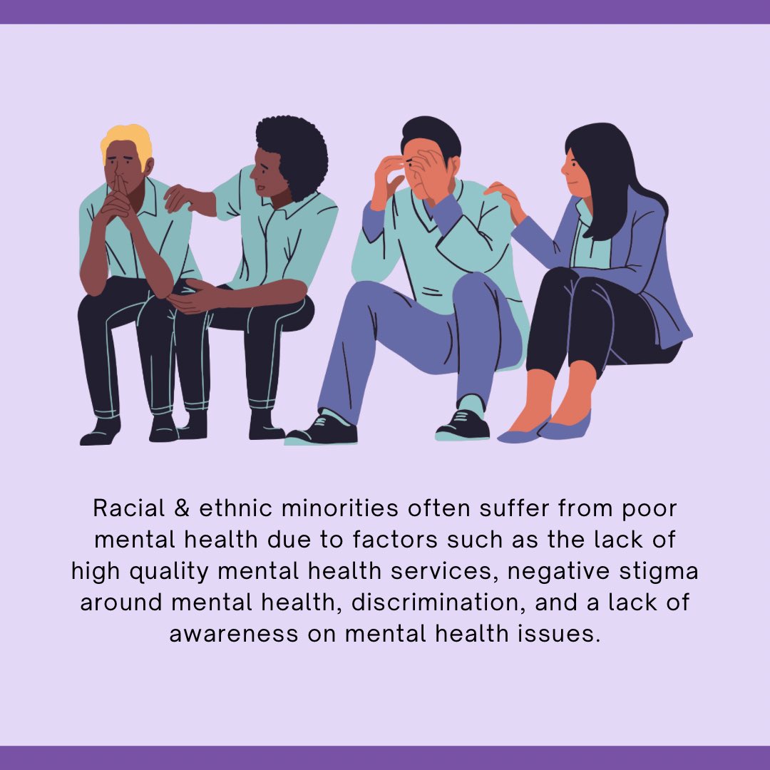 WINNDetroit's tweet image. WIN Network is committed to striving for better minority mental health. As July marks Minority Mental Health Awareness Month, it is important to help marginalized groups in need of mental health resources! 💜#winnetwork #winndetroit #minoritymentalhealth #mentalhealthawareness