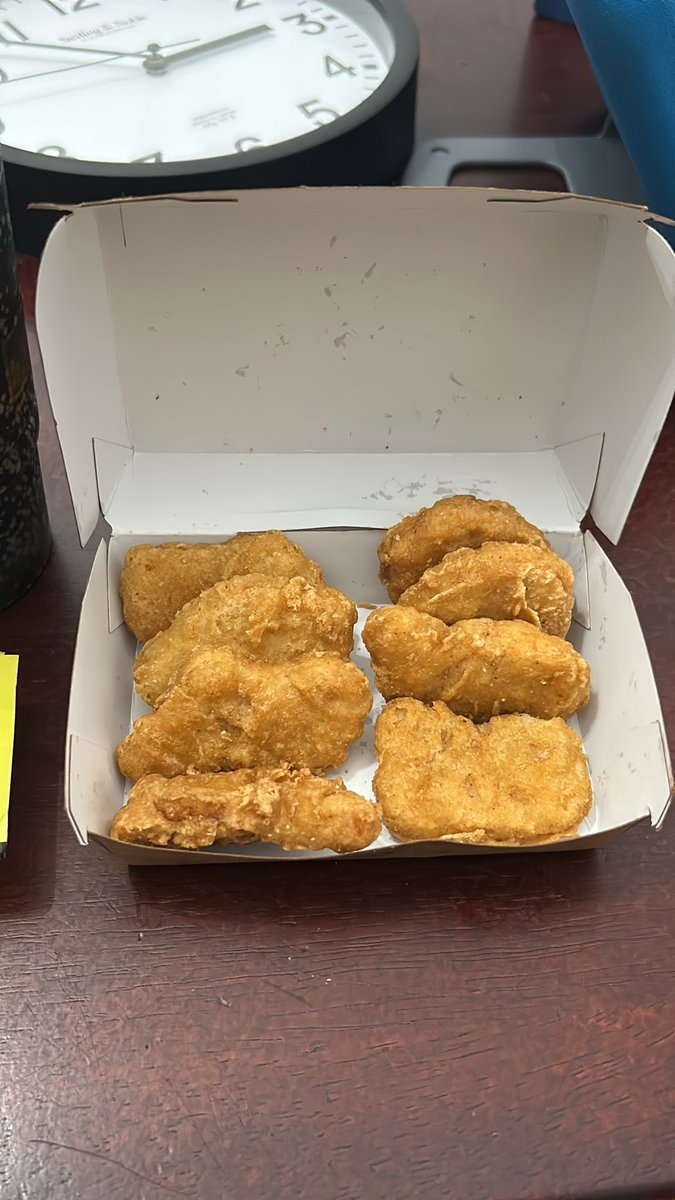 art_portillo's tweet photo. Damn @McDonalds Lubbock 82nd and Milwaukee got me for 2 nuggets. I guess it’s an 8 piece now not 10! https://t.co/UPK5RucHU2