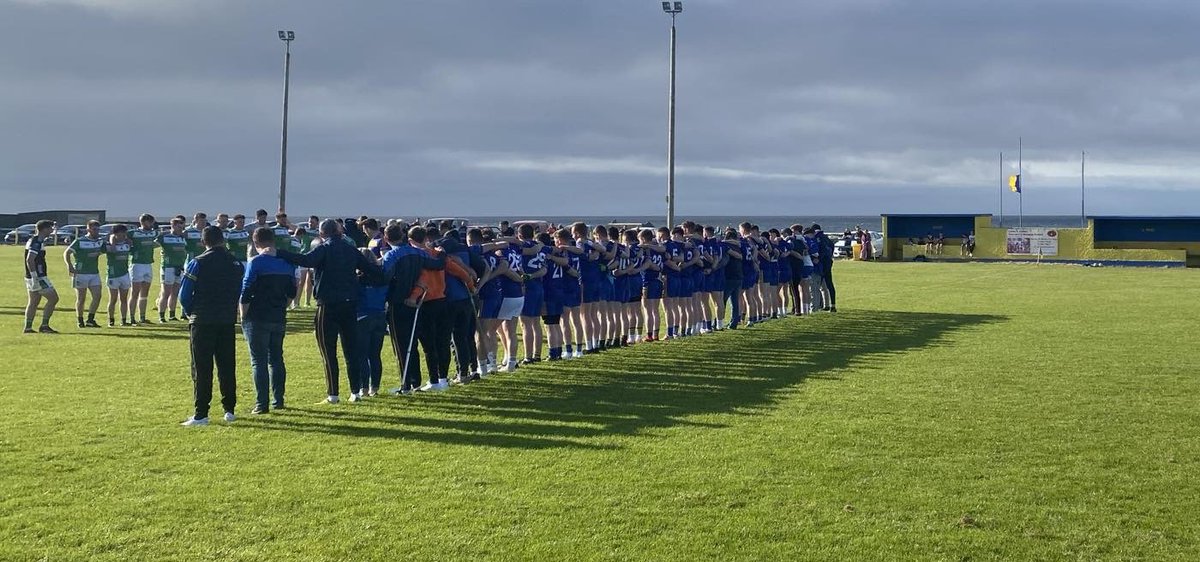 EaskeyGAA's tweet photo. SFL - Division 2

FT

Easkey 6-10
Bunninadden 2-04

A great win and team performance on a poignant evening where we had a tribute and minutes silence for Brendan McGrath. A beautiful gesture and presentation from @bunninaddengaa after the game to Brendan’s family 💙💛💚🤍 https://t.co/ooNmwIm4xR