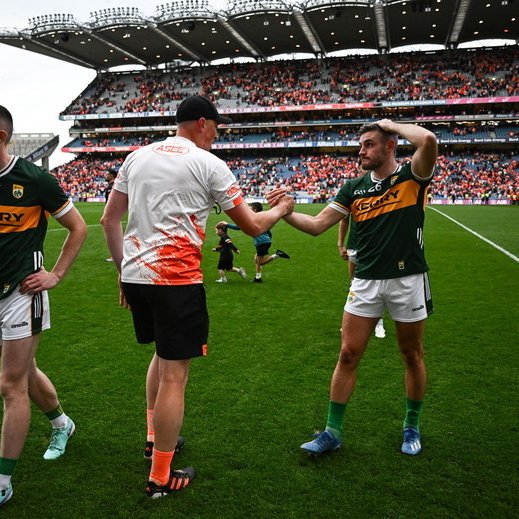 Love these photos of Kieran Donaghy after Armagh's win today. 

It must have been an occasion with so many conflicted emotions but, in the end, such a proud day considering all the setbacks Armagh had endured.