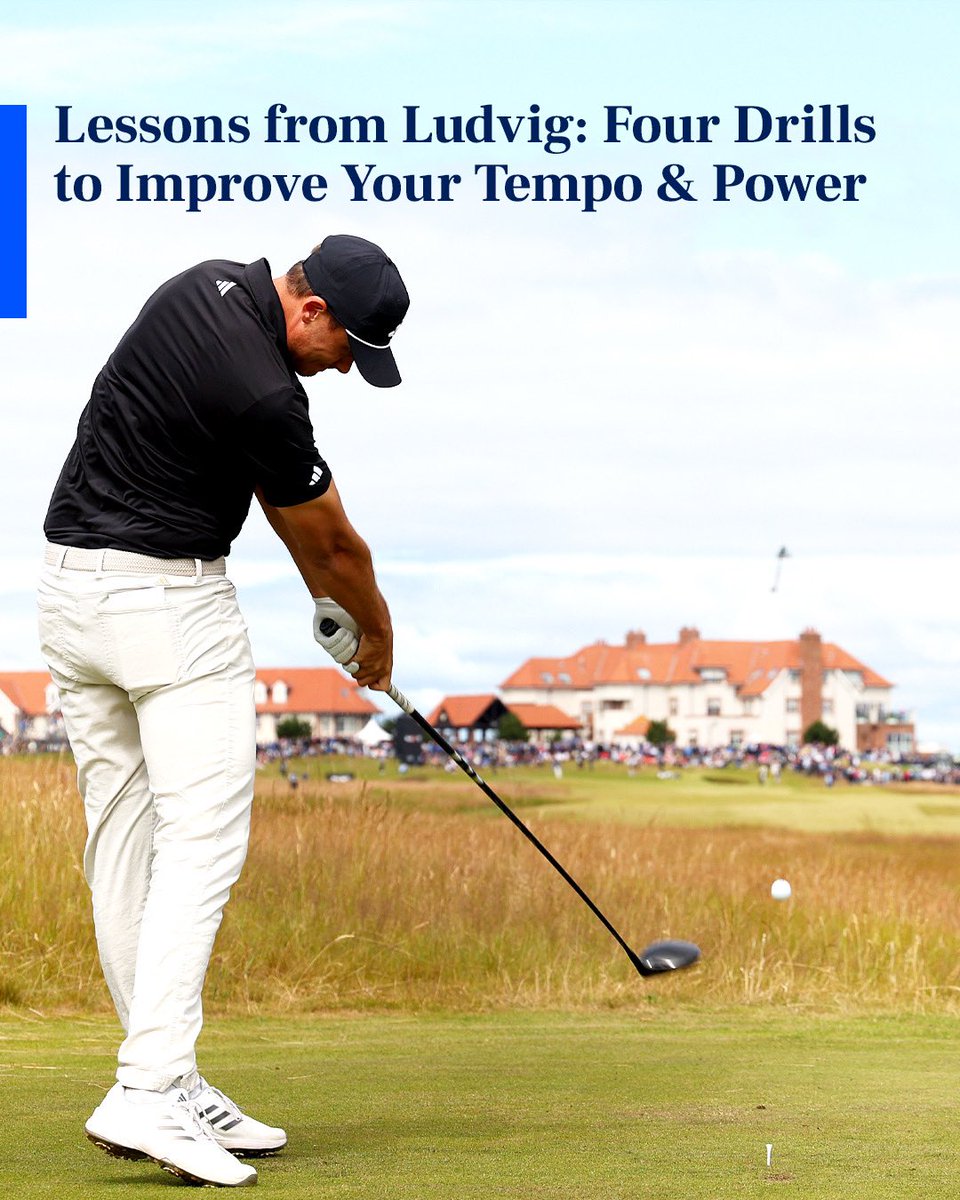 PGA's tweet photo. Better tempo? More power? PGA Coach Brendon Elliott has your answers to start swinging like Ludvig Åberg in the 🧵 ⬇️ https://t.co/3FdxZz1ma6