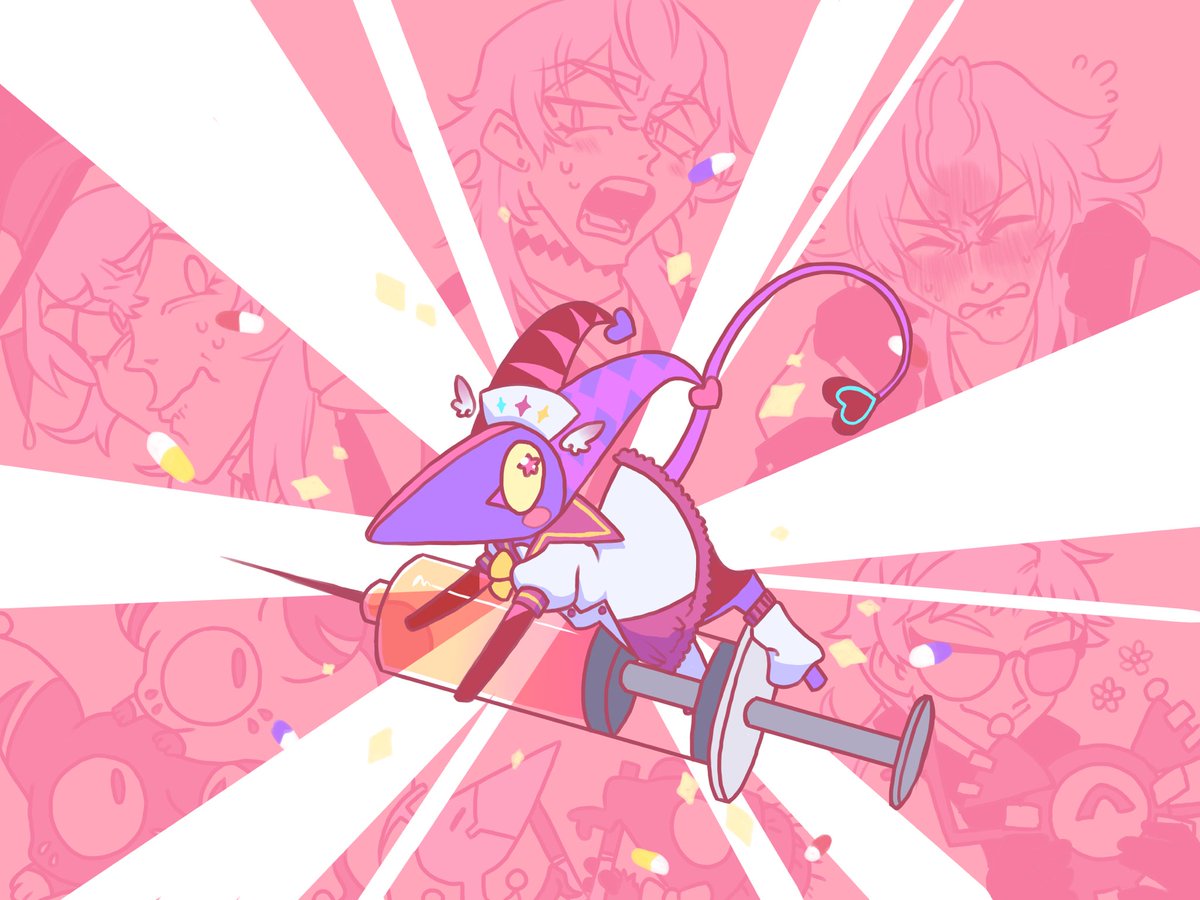 stressed_nerd's tweet photo. PSYCH! Double feature art today!

Magical Cure Love Shot Bettelion!
“As long as you can stay happy, I’m okay!”

#bettelful https://t.co/jbqAWFbSa8