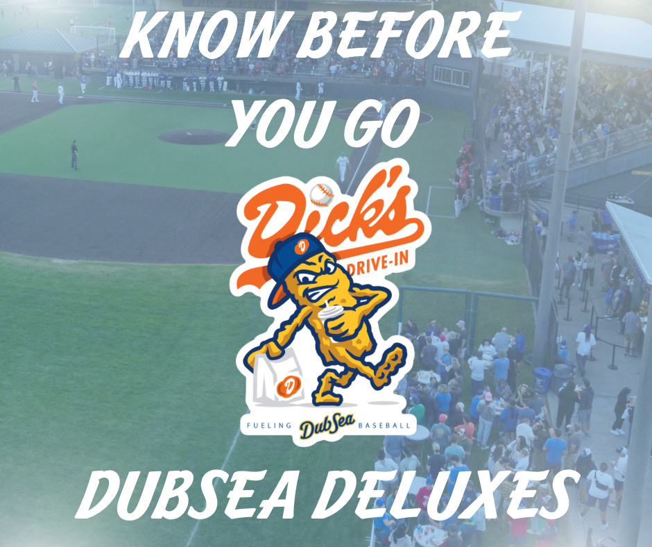 GoFishSticks's tweet photo. Whatโs better than baseball and burgers? Make sure to get to the Fryer early to enjoy all the pre-game activities and food!
#GoDeluxes #Dubsea #DicksDriveIn https://t.co/GhAgvbbVkB